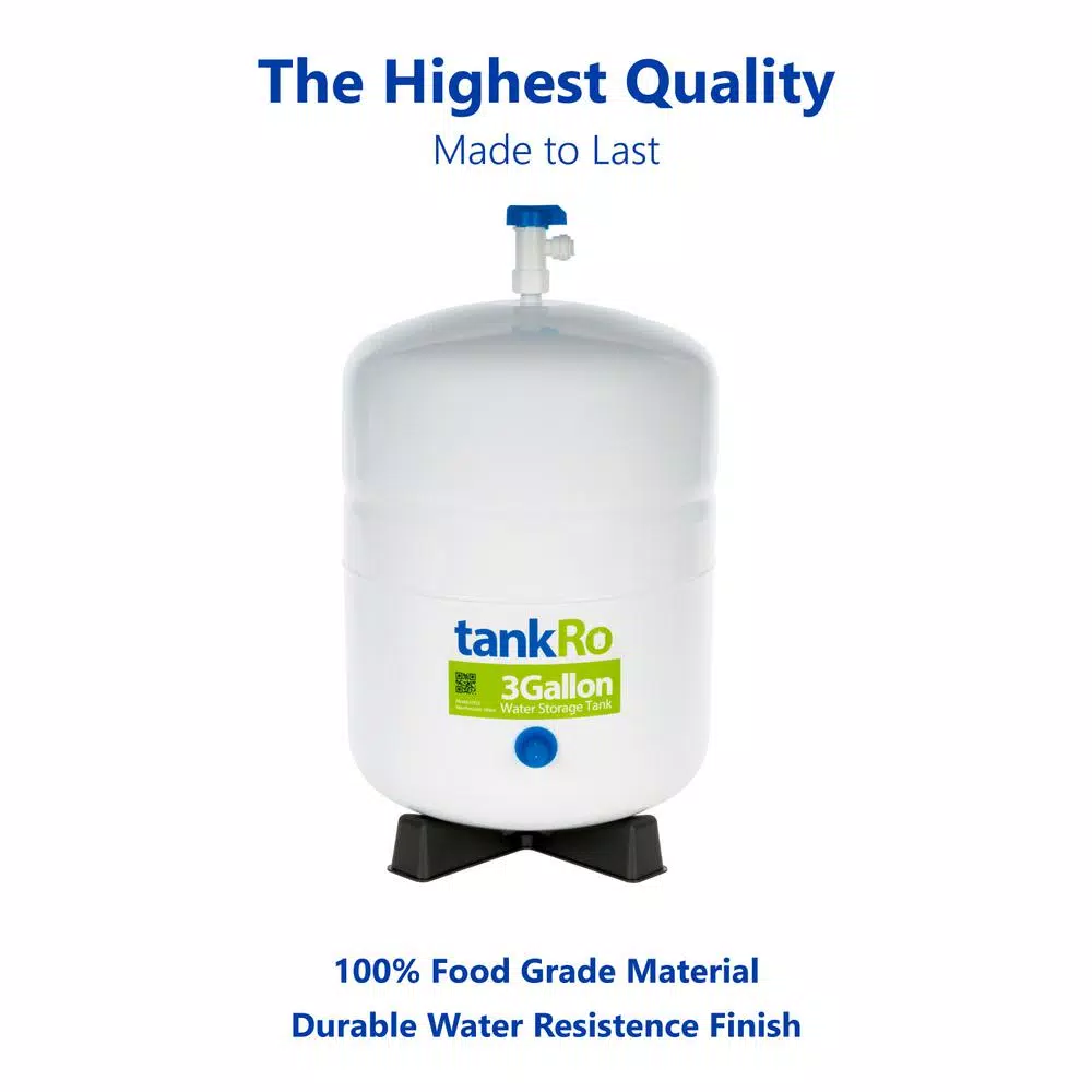 Express Water tankRO 3 Gallon Reverse Osmosis Water Filtration Expansion Storage Pressure Tank