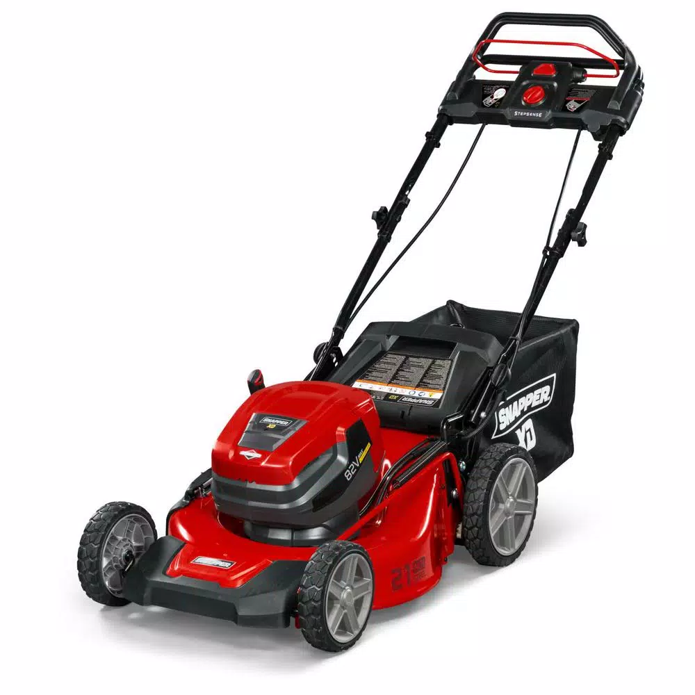 Snapper XD 21 in. 82V Cordless Self-Propelled Mower with StepSense, (2) 2 Ah Batteries and Charger