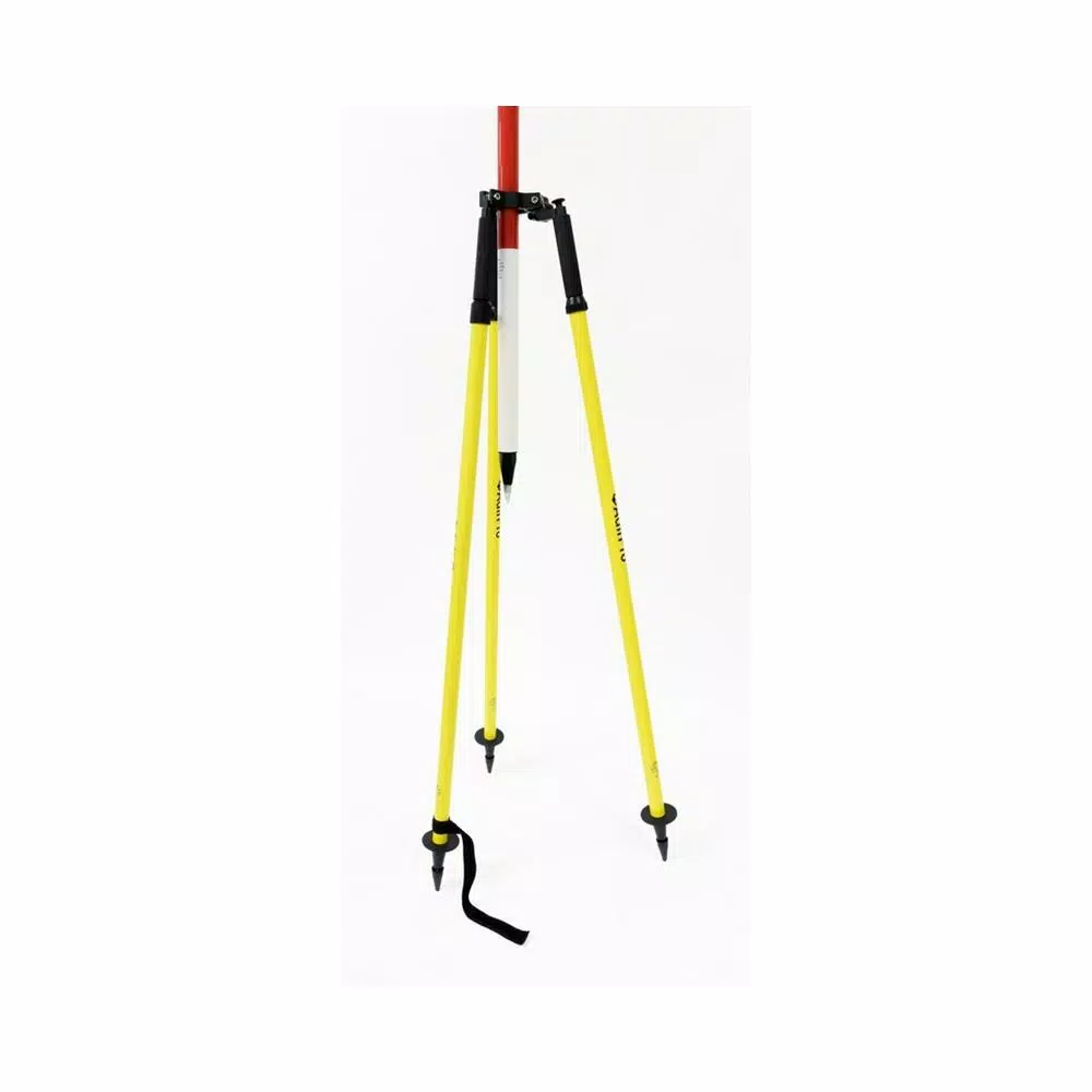 AdirPro Aluminum Yellow Prism Pole Tripod for Surveying