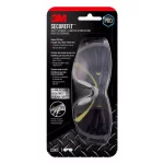 3M SecureFit 400 Series Safety Glasses - Black/Neon Green with Clear Anti-Fog Lenses thumbnail 1