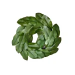 Worth Imports 20 in. Magnolia Leaf Wreath, Artificial Greenery on Natural Twig Base thumbnail 1