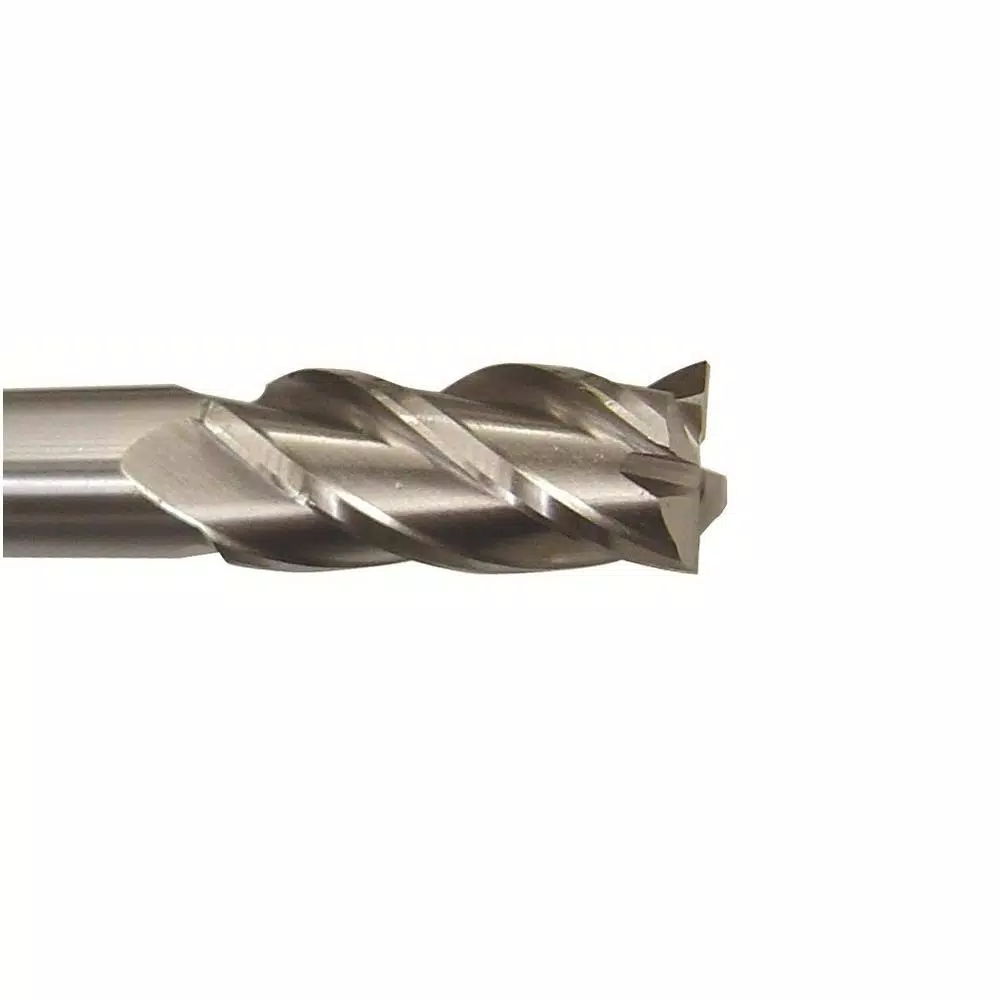 Drill America 7/16 in. Carbide 4-Flute Square End Mill Specialty Bit
