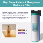 iSpring FM25B Big Blue Iron and Manganese Reducing Replacement Water Filter, 4.5 x 20 in. thumbnail 2