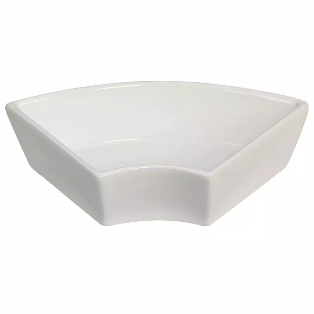 Unbranded CreativeWare Island Breeze 6-Compartment Ceramic Stoneware Server with Water Hyacinth Basket