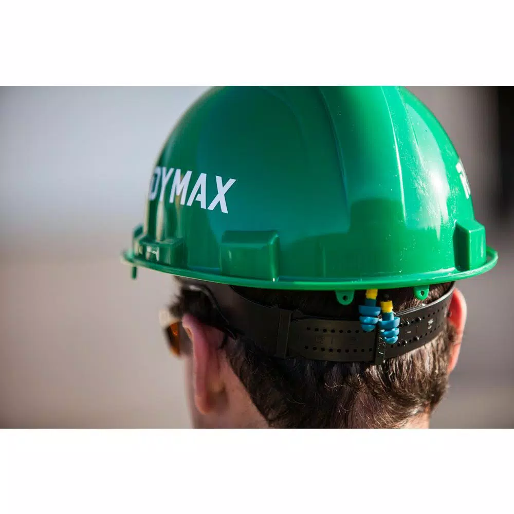 Unbranded ReadyMax Ripcord Retractors with NRR 25 dB Silicone PermaPlugs for Hard Hats and Bump Caps