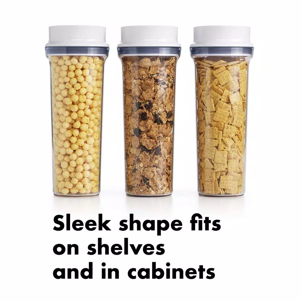 OXO Good Grips POP 3-Piece Cereal Dispenser Set, Airtight Dry Food Storage