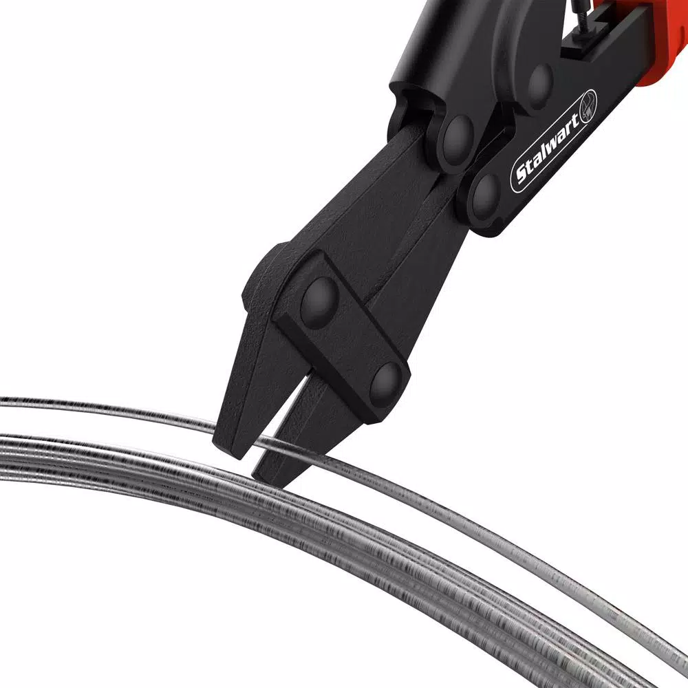 Stalwart 8 in. Mini Wire and Bolt Cutters with Compound Action Hinge