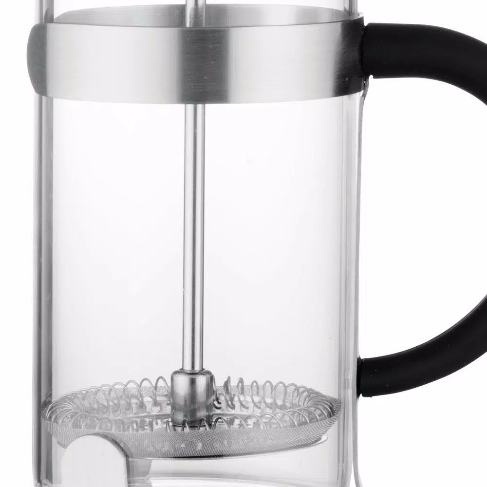 BergHOFF Essentials 2-Cup Stainless Steel French Press Coffee and Tea Maker, 16 fl. oz.