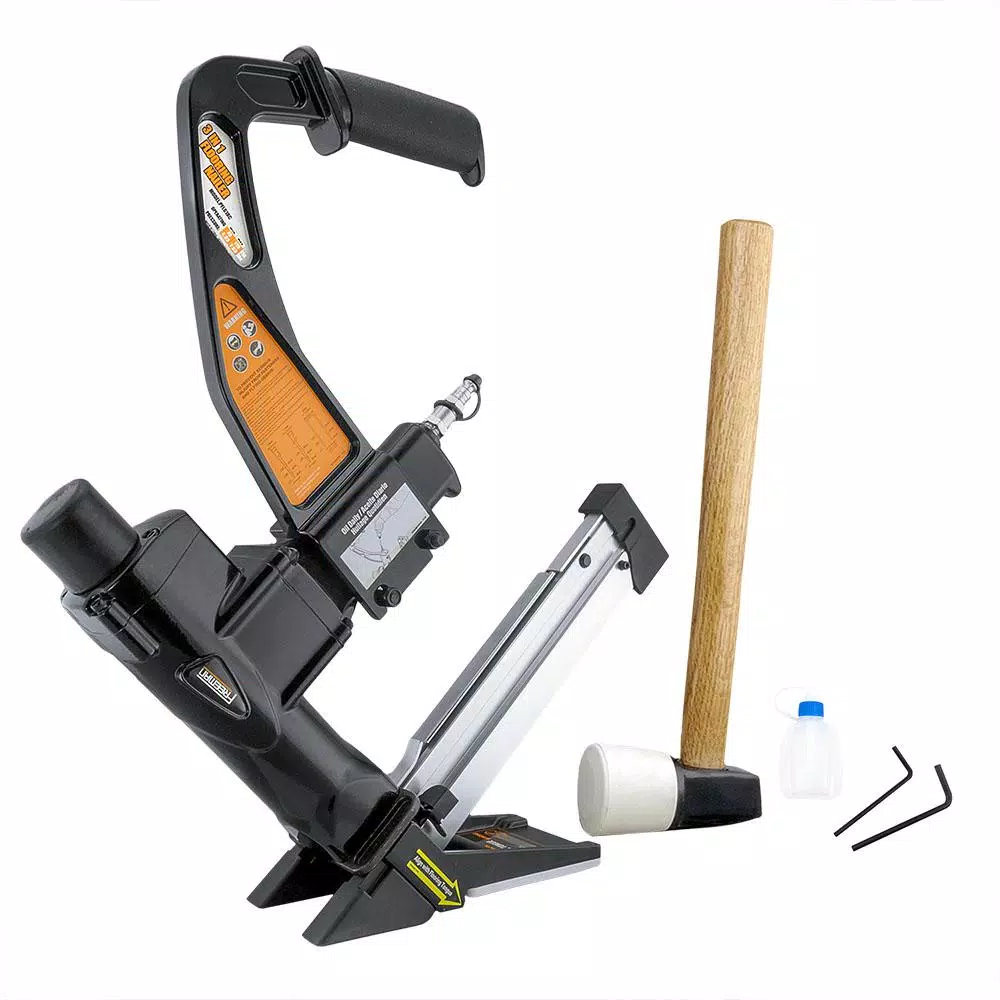 Freeman PFL618C 3-in-1 Pneumatic Flooring Nailer and Stapler, 15.5 and 16 Gauge, 2 in.