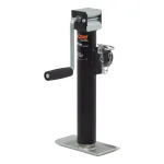 CURT Pipe-Mount Swivel Trailer Jack with Side Handle, 2,000 lbs. Capacity, 10 in. Travel thumbnail 2