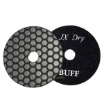 Unbranded JX 4 in. Dry Diamond Polishing Pads Set, 8-Piece Grinding and Polishing Disc Kit with Black Buff thumbnail 2