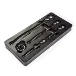 Husky 5-Piece 100-Position Ratchet Set with Gimbal Ratchet, 1/4 in., 3/8 in., and 1/2 in. Drives thumbnail 2