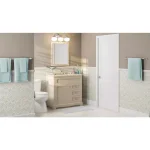MOEN Darcy 24 in. Single Towel Bar, Brushed Nickel, Zinc Construction thumbnail 10