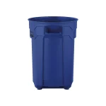 Suncast Commercial Suncast 44 Gallon Commercial Heavy Duty Resin Trash Can, Blue thumbnail 3