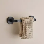 Speakman Vector 8 in. Wall-Mounted Hand Towel Ring, Matte Black thumbnail 2