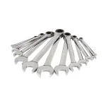 TEKTON 13-Piece Ratcheting Combination Wrench Set, 1/4 in. to 1 in., with Roll-Up Storage Pouch thumbnail 2