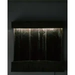 Unbranded XBrand 29 in. Natural Grey Polyresin Wall Fountain with LED Light Belt for Indoor/Outdoor Use thumbnail 5