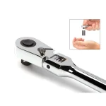 TEKTON 1/2 in. Drive 10-1/2 in. Flex Quick-Release Ratchet, 90-Tooth Ultra-Compact Head thumbnail 5