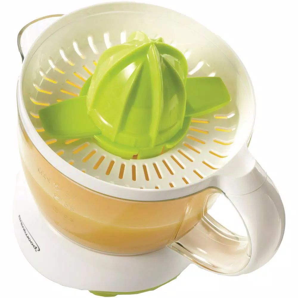 Brentwood Appliances J-15 25-Watt Electric Citrus Juicer, 24 oz. White