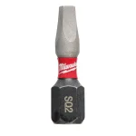 Milwaukee SHOCKWAVE 1 in. #2 Square Impact Rated Driver Bits, 5-Pack thumbnail 3