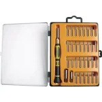 Platinum Tools 33-Piece Precision Screwdriver Set with Adjustable TPR Grip and High-Impact Case thumbnail 1