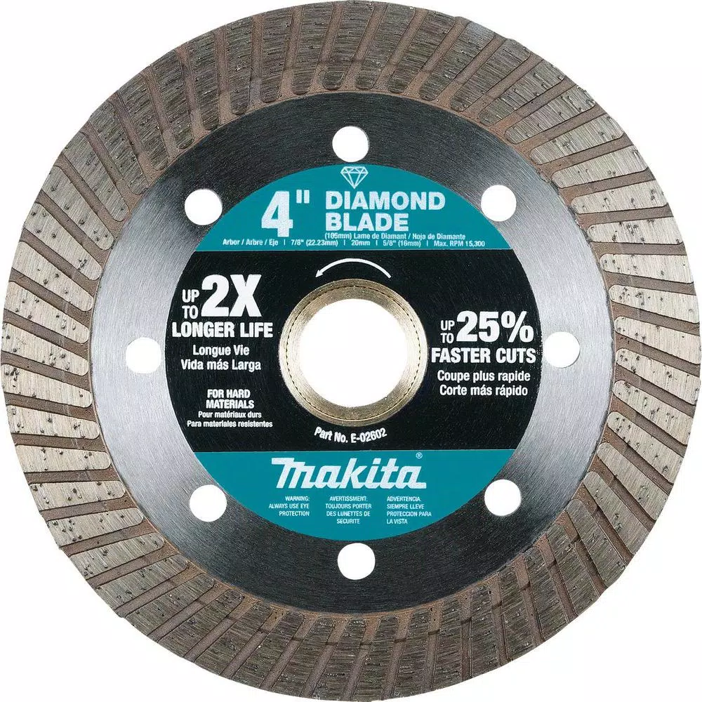 Makita 4 in. Turbo Diamond Blade for Hard Materials