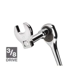 TEKTON 10-Piece 3/8 in. Drive Metric Crowfoot Wrench Set, 10-24 mm thumbnail 7