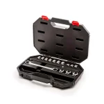 Husky 15-Piece Serpentine Belt Tool Set with 3/8 in. Drive Ratchet and Sockets thumbnail 3