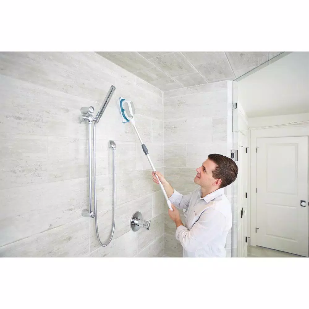 BLACK+DECKER Scumbuster Pro Rechargeable Powered Scrubber with Telescoping Extension Pole