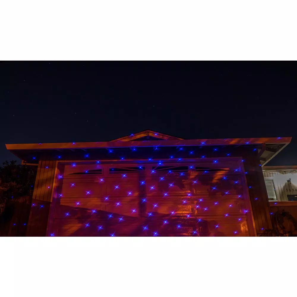 LEDMALL 7-Color Full Spectrum White Laser Star Effect Motion Lights