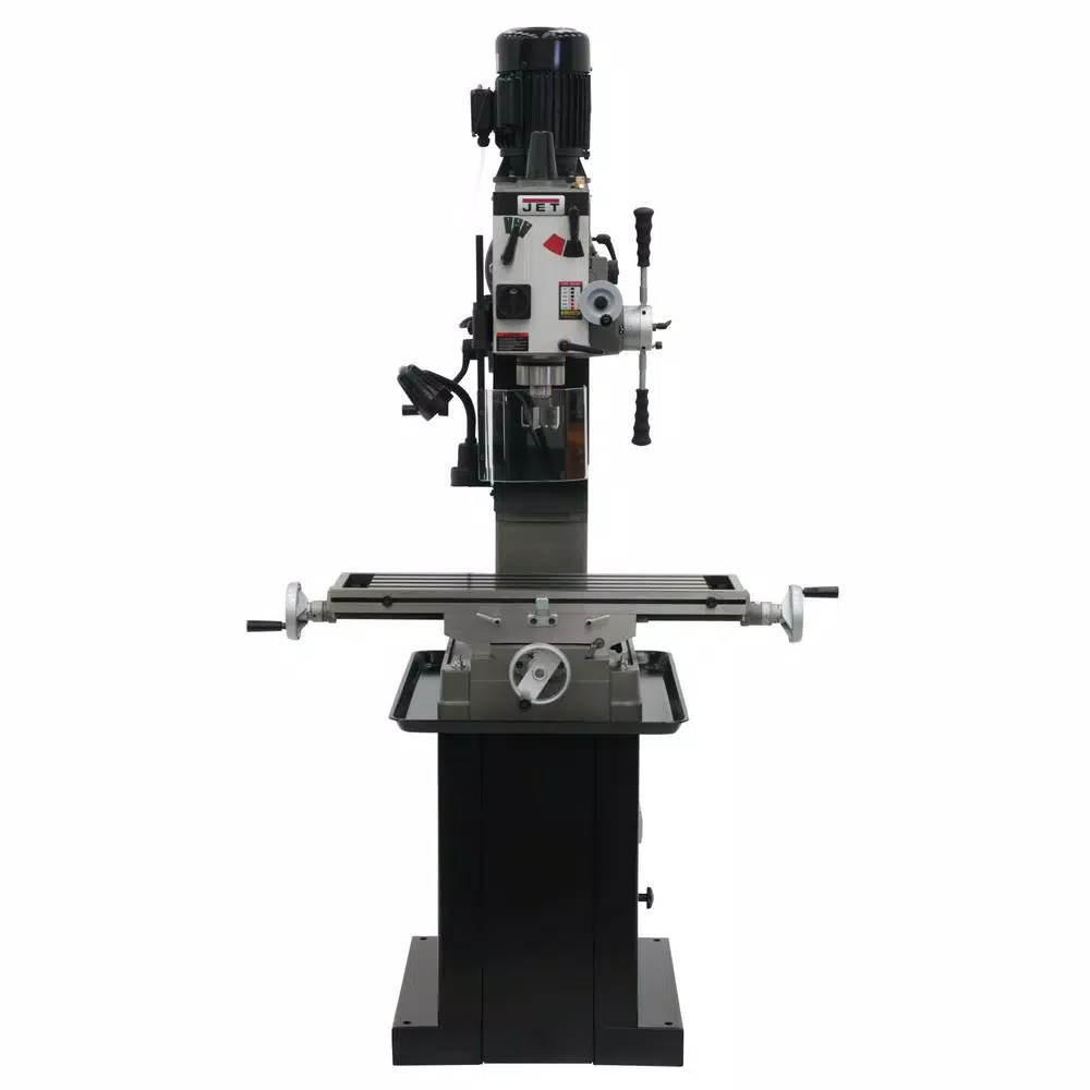 JET JMD-45GHPF Geared Head Square Column Mill Drill Press with Power Downfeed