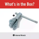 RIDGID Model 342 Internal Pipe Wrench, 1 in. to 2 in. Capacity thumbnail 2