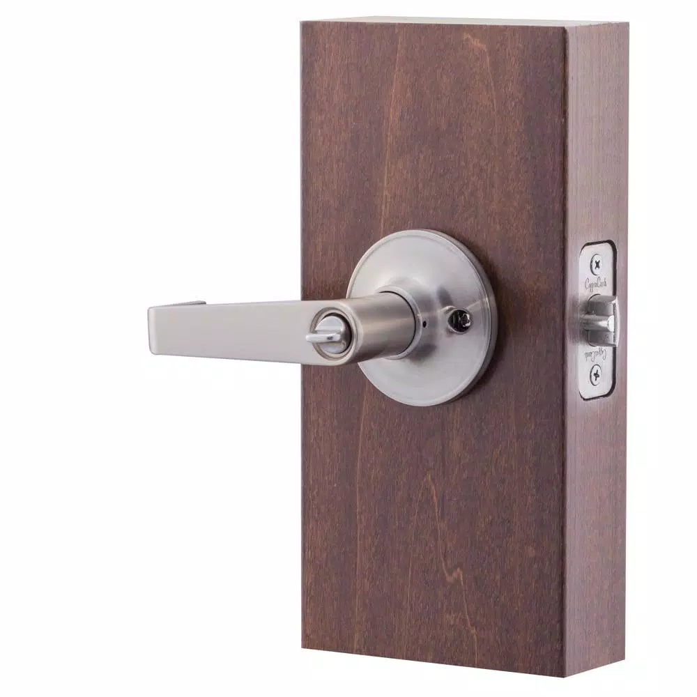Copper Creek Satin Stainless Steel Keyed Entry Door Lever
