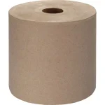 Genuine Joe Embossed Kraft Hardwound Paper Towels, 1-Ply, 6-Roll Case thumbnail 1