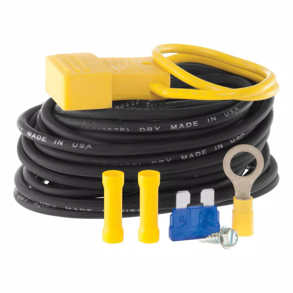 CURT Powered Converter Wiring Kit, 15 Amp, for Multi-Function Taillight Converter #56236