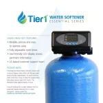 Tier1 Essential Series 32,000 Grain High Efficiency Digital Water Softener WS-165-132 thumbnail 3