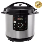 MegaChef Mega Chef 12 Qt. Digital Electric Pressure Cooker with 15 Presets, Black and Silver thumbnail 5