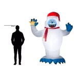 Rudolph 8 ft. Airblown Inflatable Bumble with Santa Hat and Star Holiday Decoration thumbnail 3