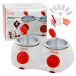 Unbranded Good Cooking Deluxe Chocolate Melting Pot Fondue Set with 30 Accessories thumbnail 4