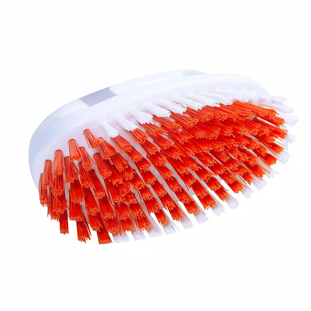 HDX All-Purpose Scrub Brush with Ergonomic Raised Handle and Microban Antimicrobial Protection