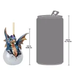 Design Toscano Hard Boiled Dragon Hatchling Holiday Ornament, 3.5 in. Resin Dragon Egg Collectible thumbnail 7