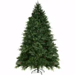 Costway 8 ft. Pre-Lit Artificial Christmas Tree with 600 Warm White LED Lights and 81 Pine Cones thumbnail 4