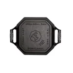 FINEX 12 in. Cast Iron Grill Pan with Stainless Steel Speed Cool Handles, Black thumbnail 2
