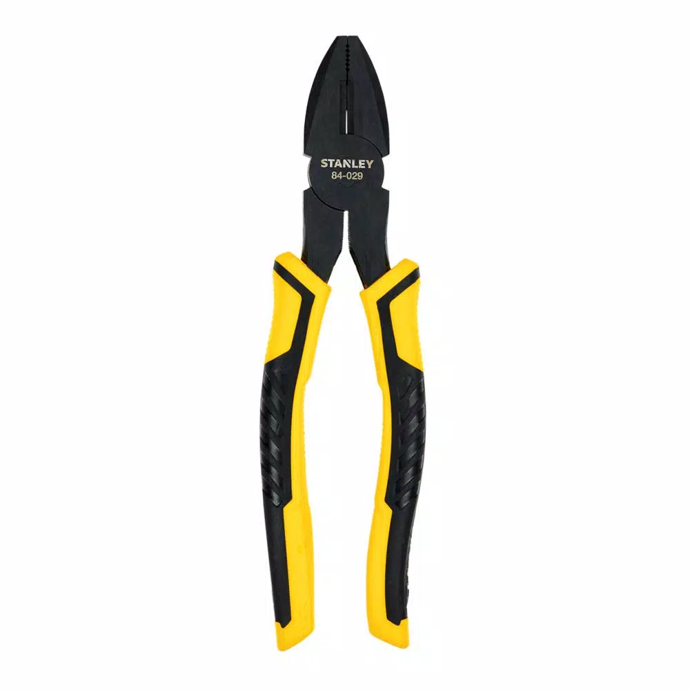 Stanley Bi-Material 4-Piece Plier Set, Drop Forged Steel, ANSI Specification