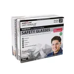 Bison Life Clear Lens Safety Glasses, Polycarbonate Scratch-Resistant Eyewear (Pack of 12) thumbnail 2