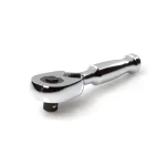 Tekton 1/4 in. Drive 3 in. 90-Tooth Quick-Release Stubby Ratchet thumbnail 1