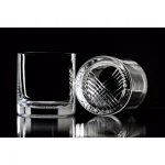 Abigails New Orleans Double Old-Fashioned Whiskey Glass Set of 4, 16 oz, Clear Glass thumbnail 3