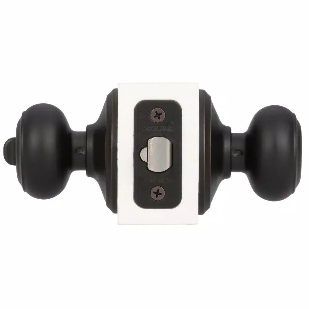 Schlage Georgian Aged Bronze Keyed Entry Door Knob