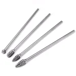 XtremepowerUS 6 in. Long Reach Double Cut Carbide Rotary Burr Bit Set, 4-Piece thumbnail 3