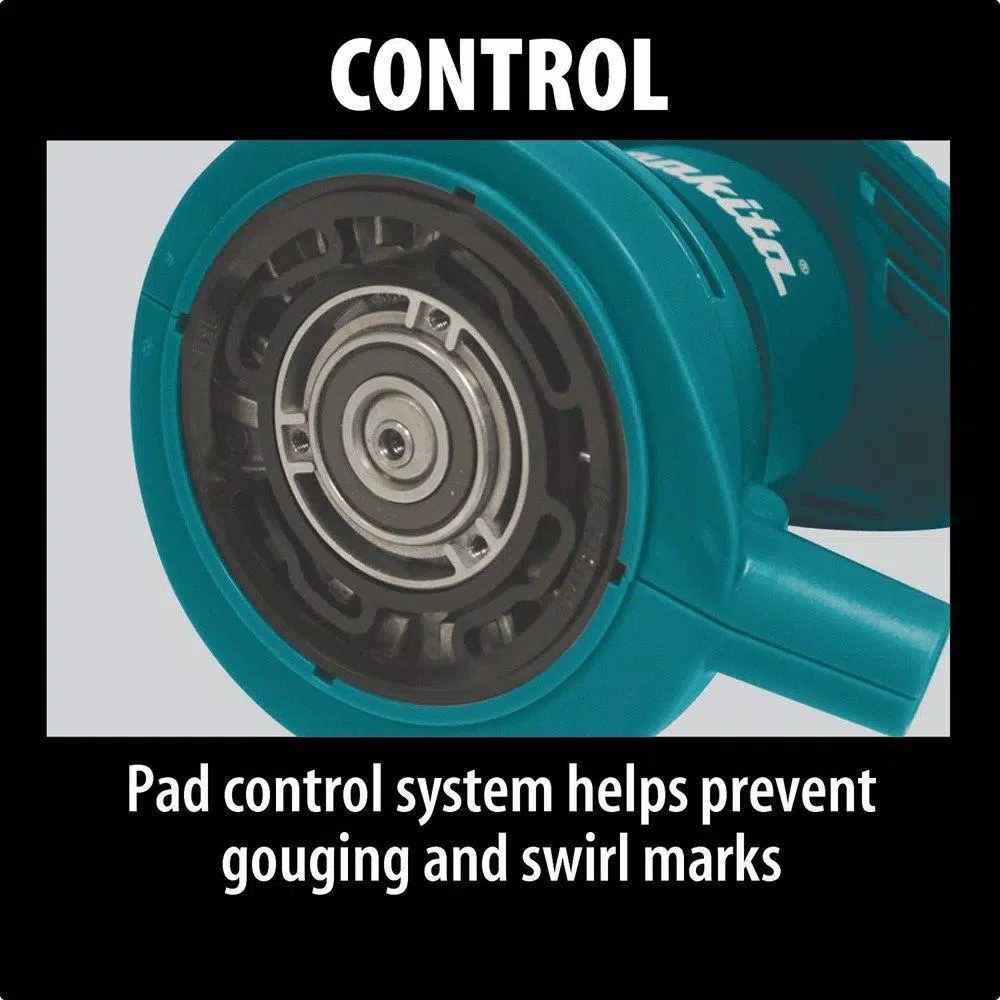 Makita 5 in. Corded Random Orbital Sander with Dust Bag and Hard Case, 3 Amp